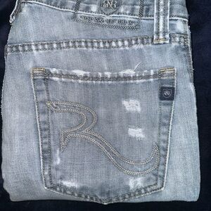Light Blue 2007 Rock & Republic Relaxed Fit Jeans